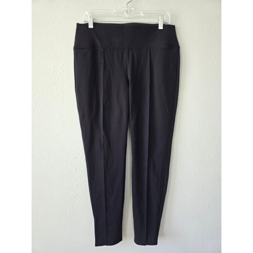 Nine West Black High-Waisted Leggings L Sleek, Comfy & Everyday Ready Minimalist